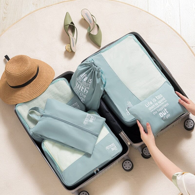 Ensemble de Cubes de Rangement pour Valise (6 pièces)