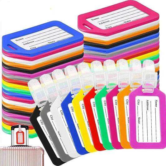 Valise Adresse : Étiquette Plastique