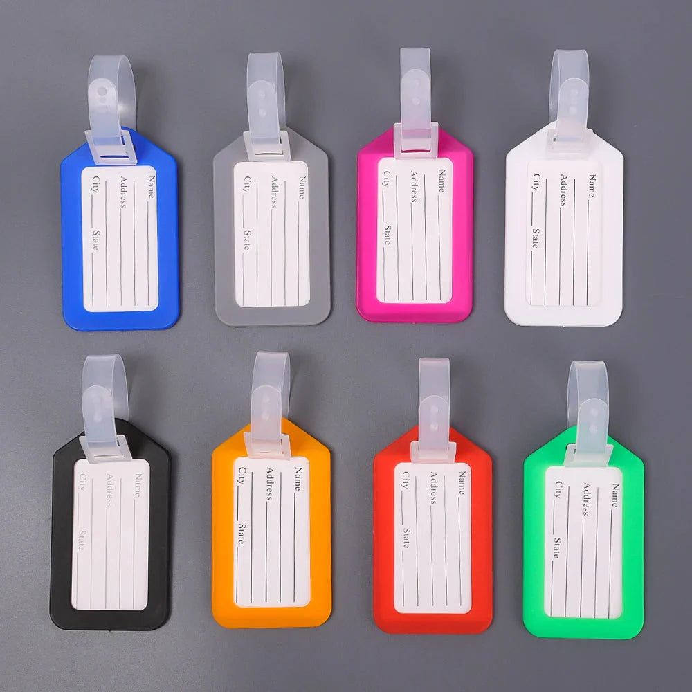 Valise Adresse : Étiquette Plastique
