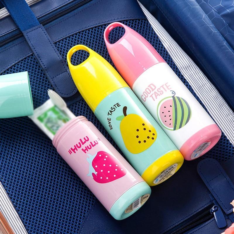 Porte-brosse à dents fruité pour vos déplacements