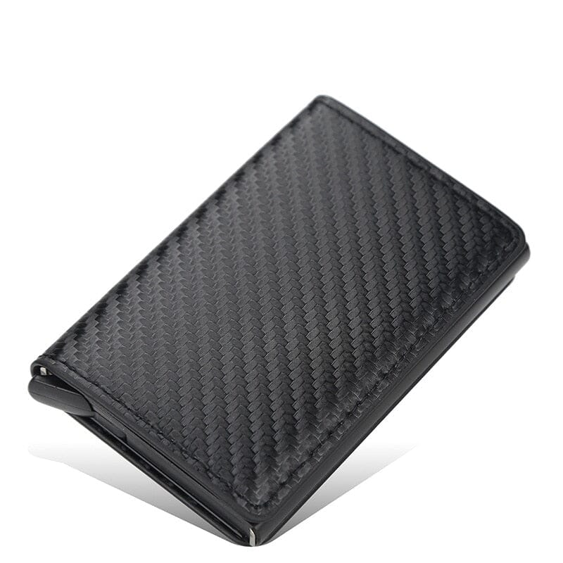 Porte-Cartes RFID Homme Carbonisé