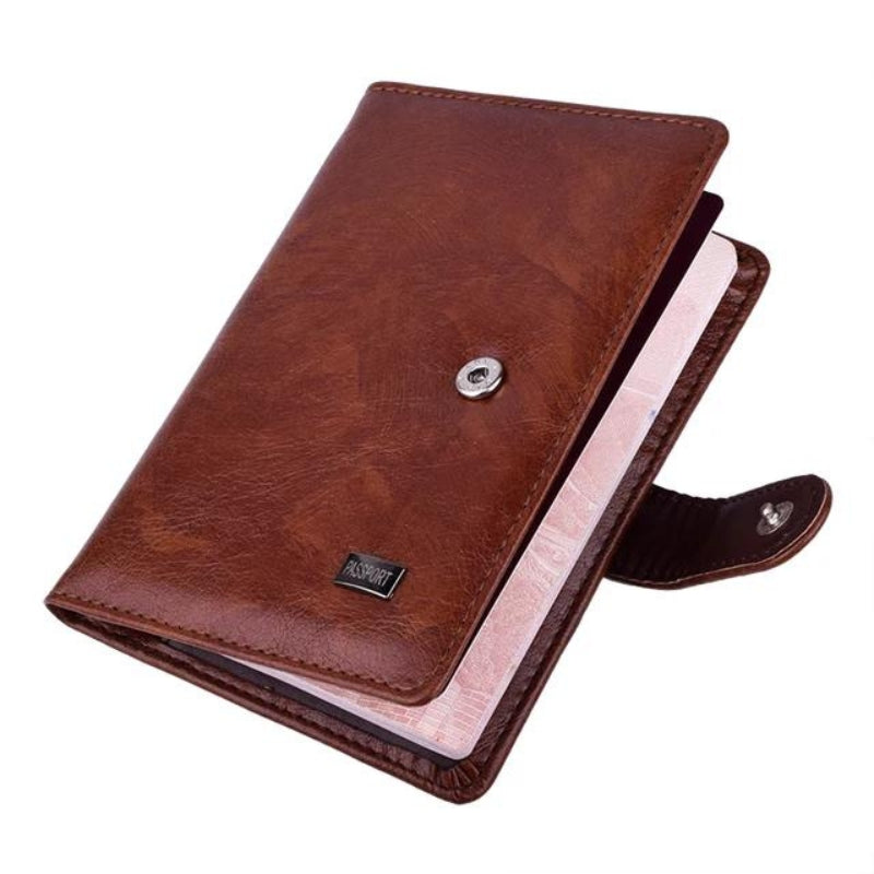 Porte Document de Voyage Simili Cuir Homme