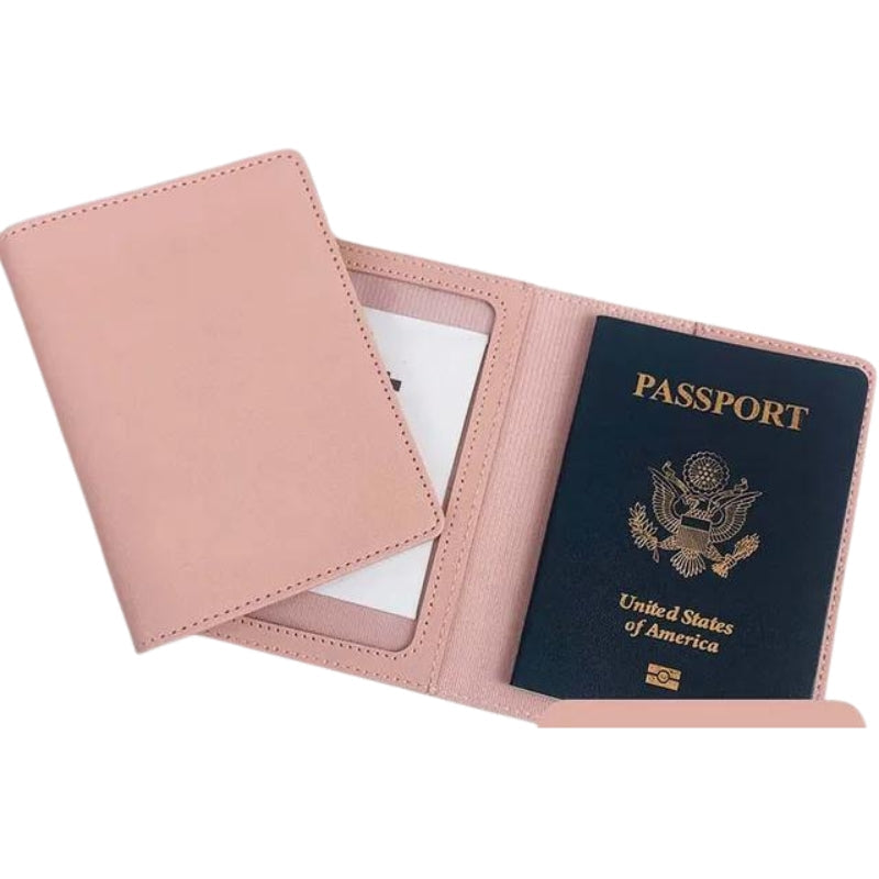 Porte-documents de voyage en simili-cuir