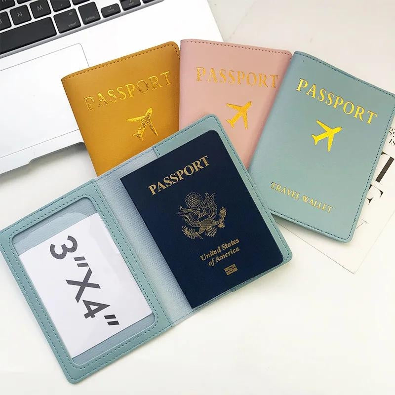 Porte-documents de voyage en simili-cuir