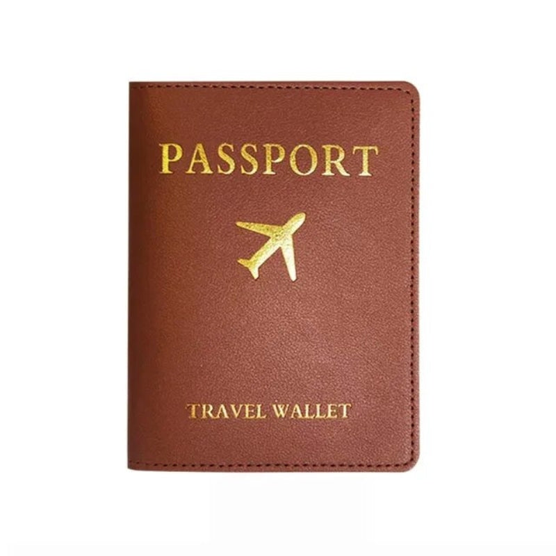 Porte-documents de voyage en simili-cuir