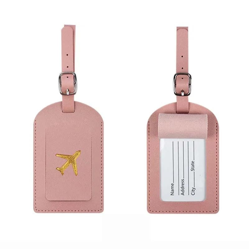 Étiquette Bagage en Simili Cuir