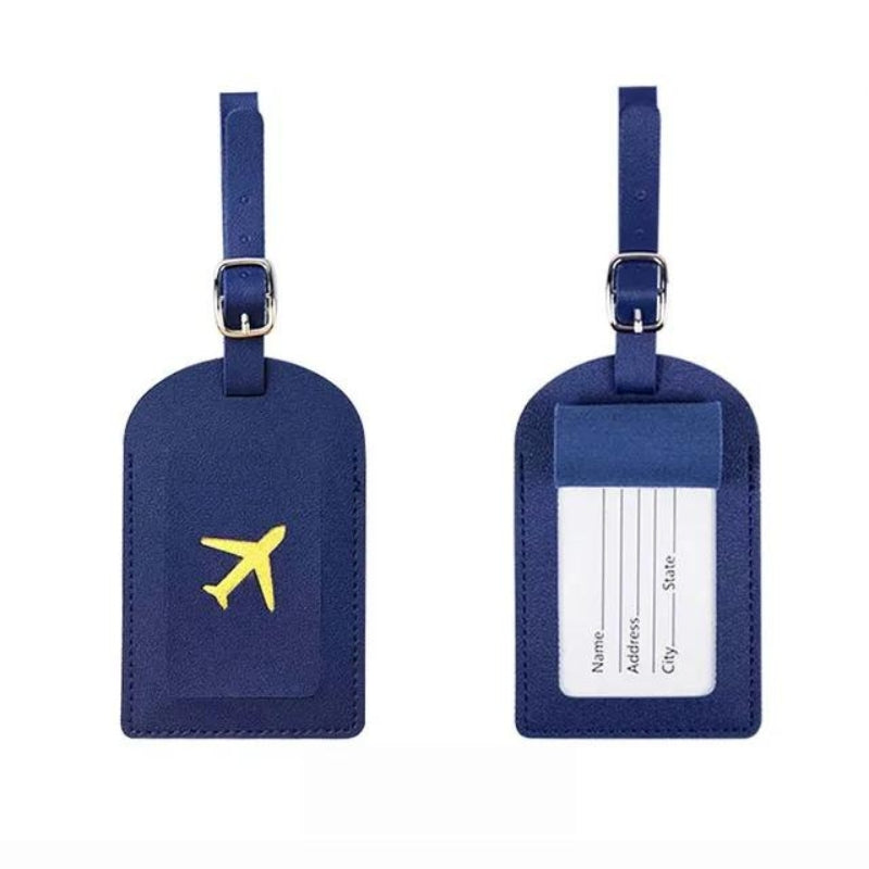 Étiquette Bagage en Simili Cuir