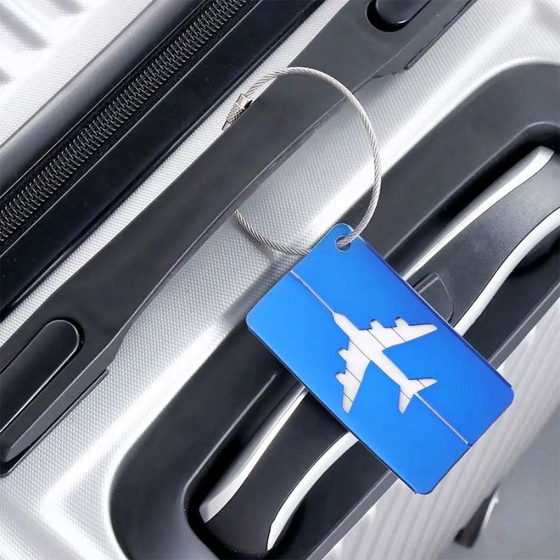 Étiquette Métallique pour Valise
