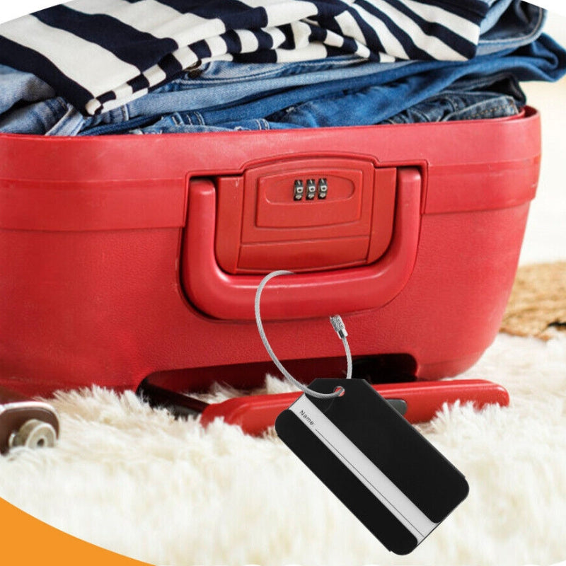 Étiquette Métallique pour Valise