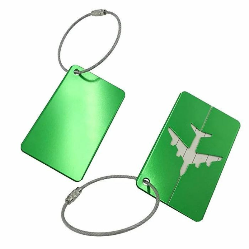 Étiquette Métallique pour Valise