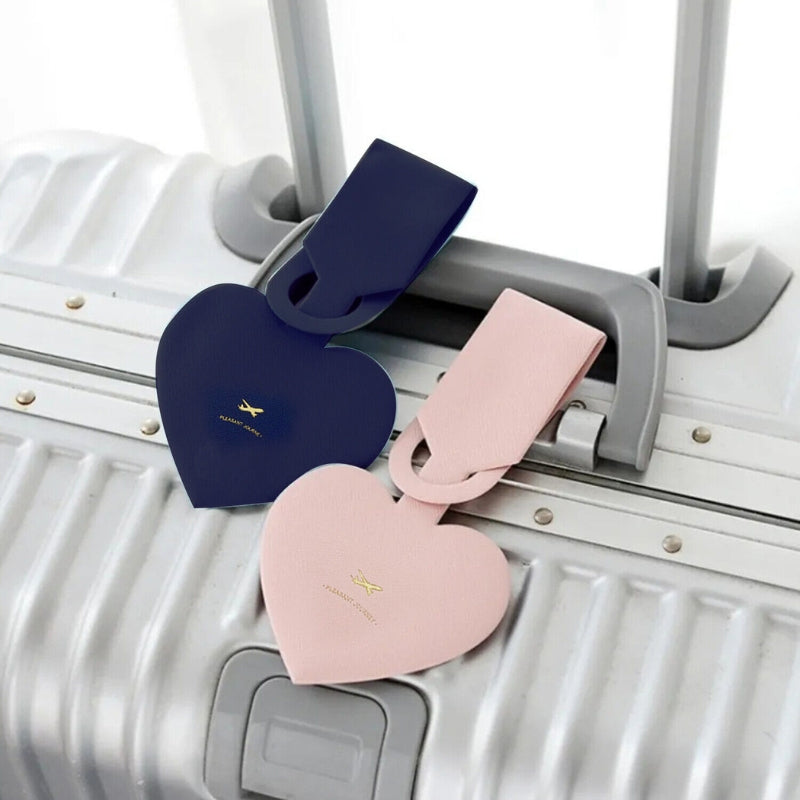 Porte-Étiquette de Valise en Simili Cuir