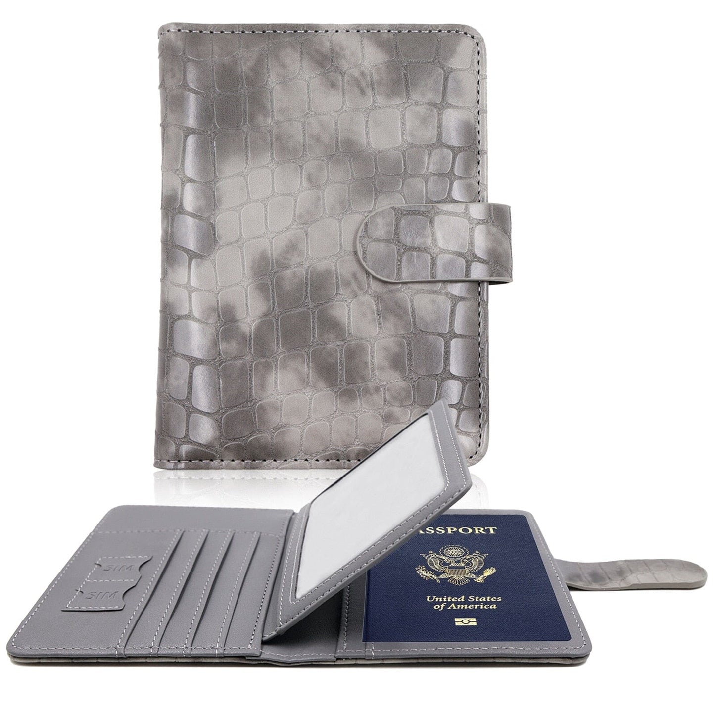 Portefeuille de Voyage Croco Passport