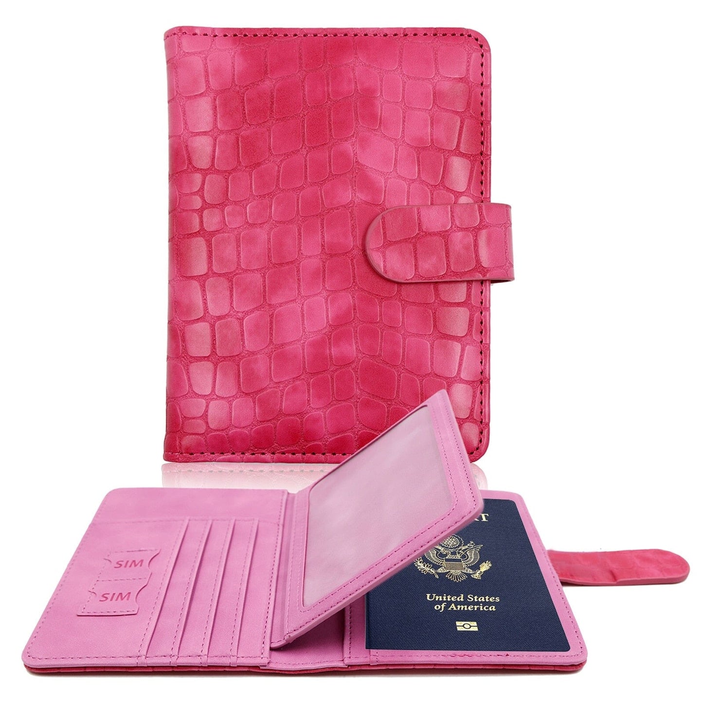 Portefeuille de Voyage Croco Passport