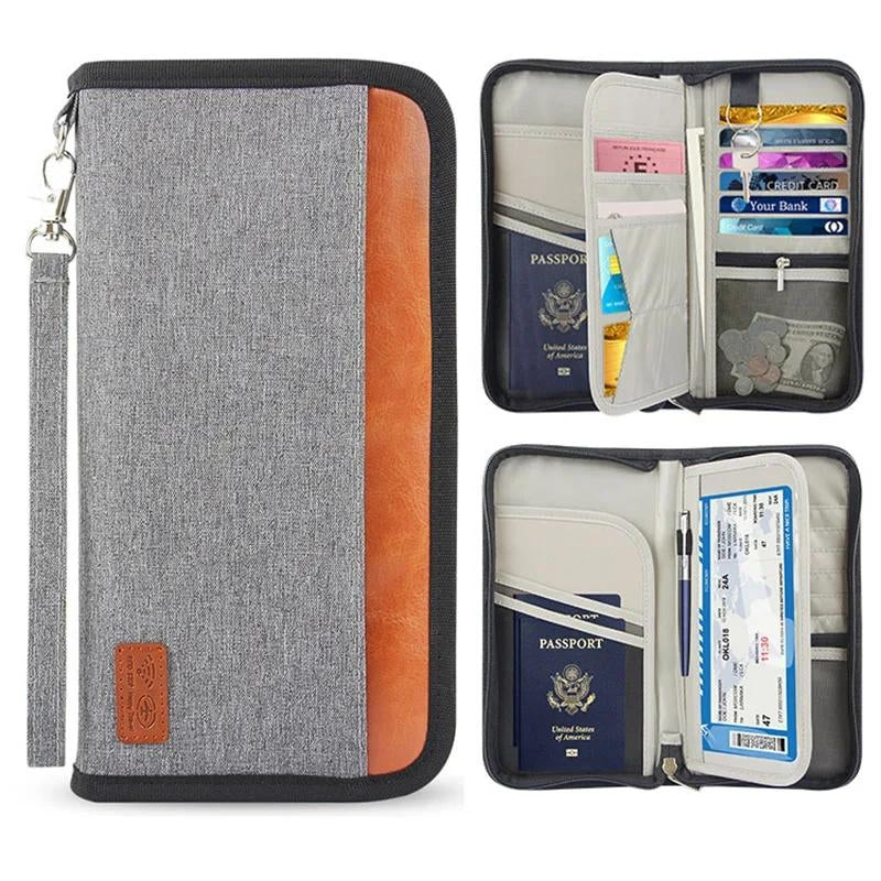 Portefeuille de Voyage pour Homme avec Protection RFID