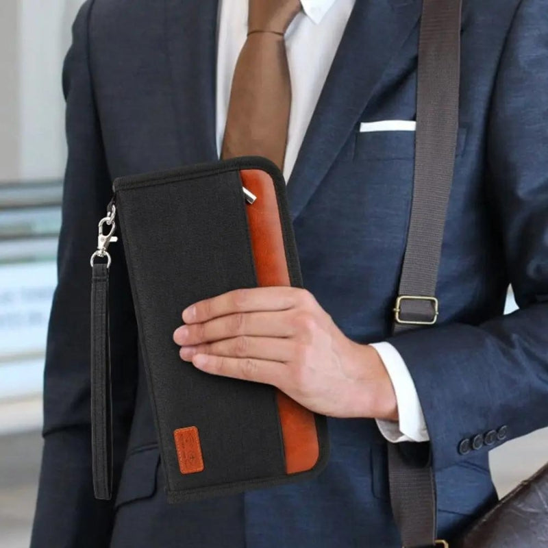 Portefeuille de Voyage pour Homme avec Protection RFID