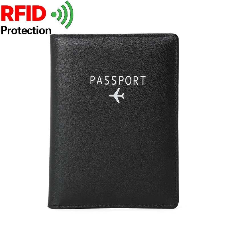 Portefeuille Passeport de Voyage Avion avec Protection RFID