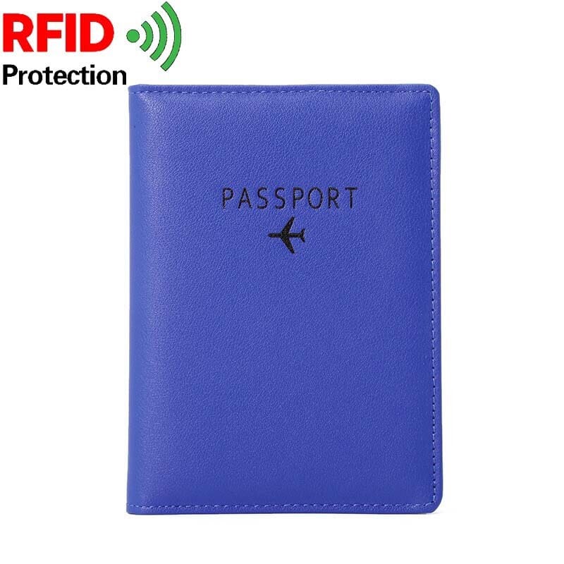 Portefeuille Passeport de Voyage Avion avec Protection RFID