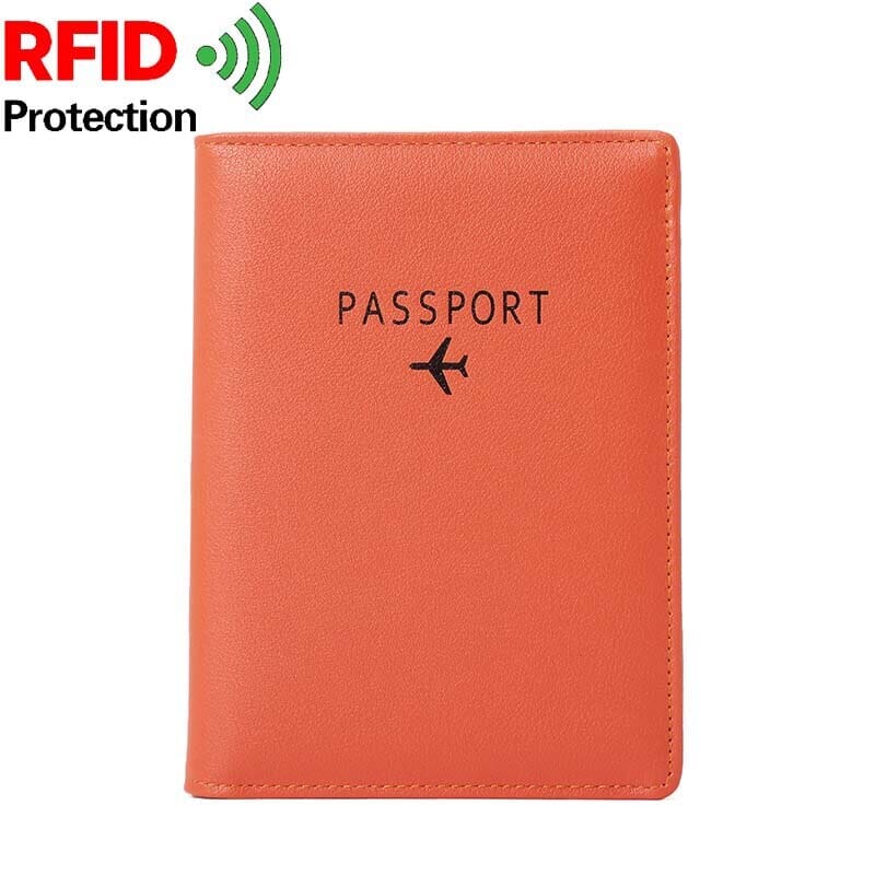 Portefeuille Passeport de Voyage Avion avec Protection RFID