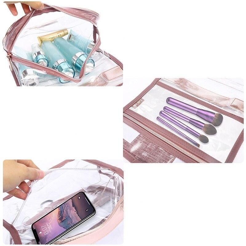 Trousse de Toilette Suspendable Transparente