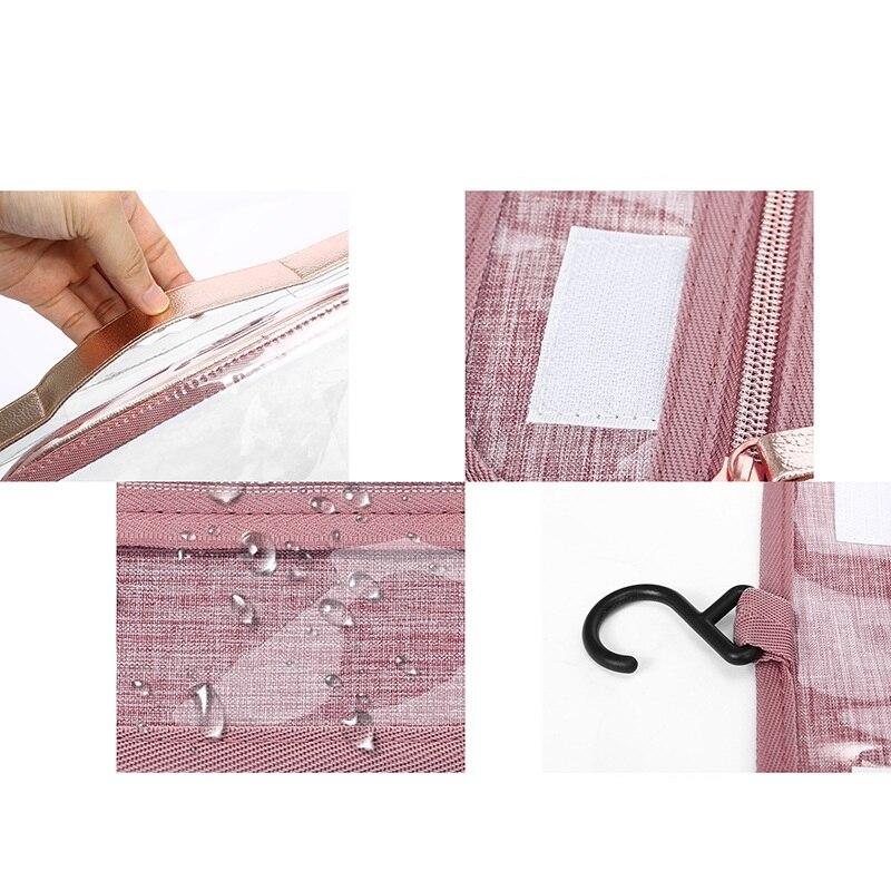 Trousse de Toilette Suspendable Transparente