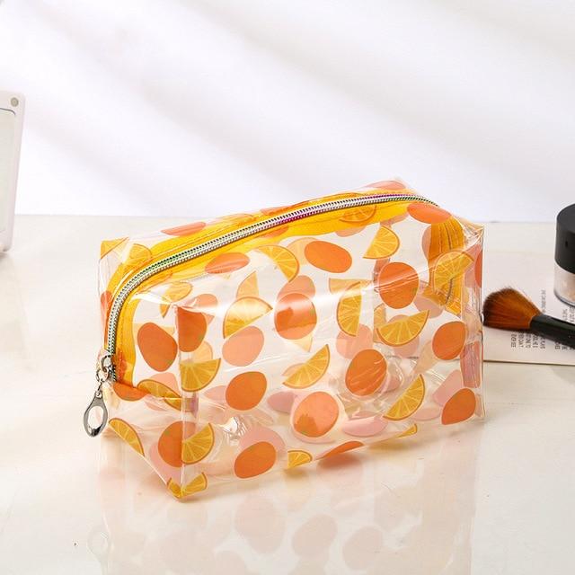 Trousse Transparente Estivale aux Fruits