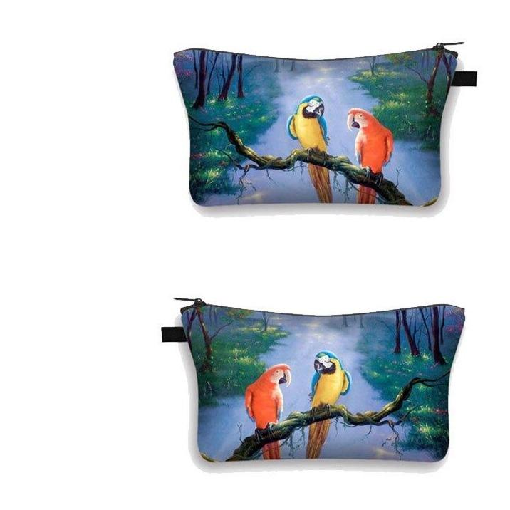 Pochette Maquillage Printanière