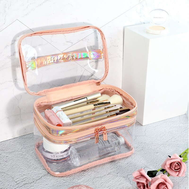 Trousse Transparente Femme Chic