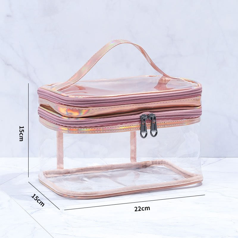 Trousse Transparente Femme Chic