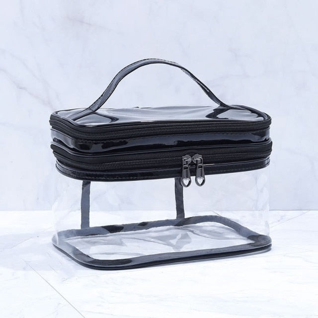 Trousse Transparente Femme Chic