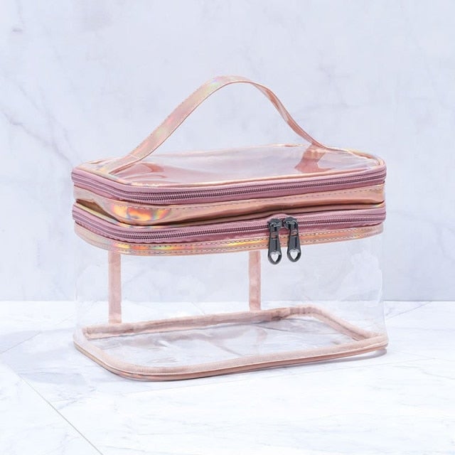 Trousse Transparente Femme Chic