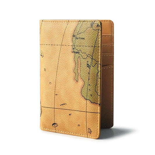 Protège-Passeport Vintage Map