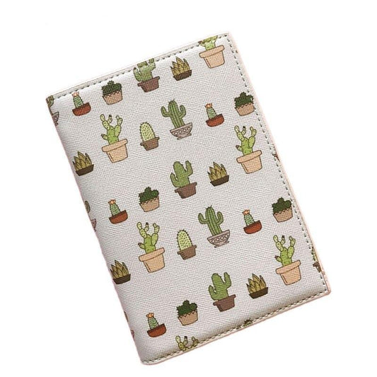Protège-Passeport Cactus Sérénité.