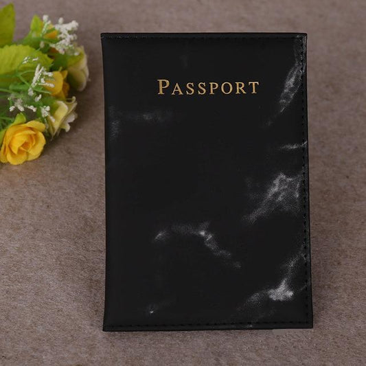 Protège-passeport Marbré.