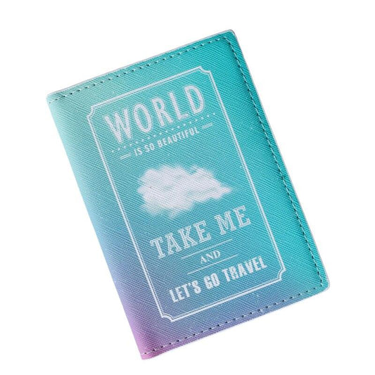 World Is Magnifique Passport Holder