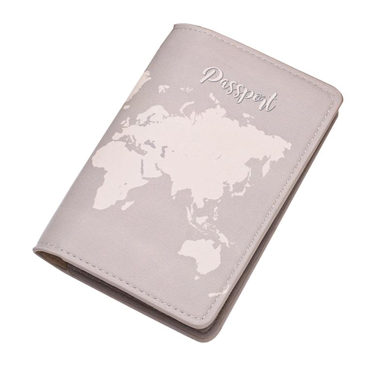 Protège-Passeport World Map - Édition Voyage