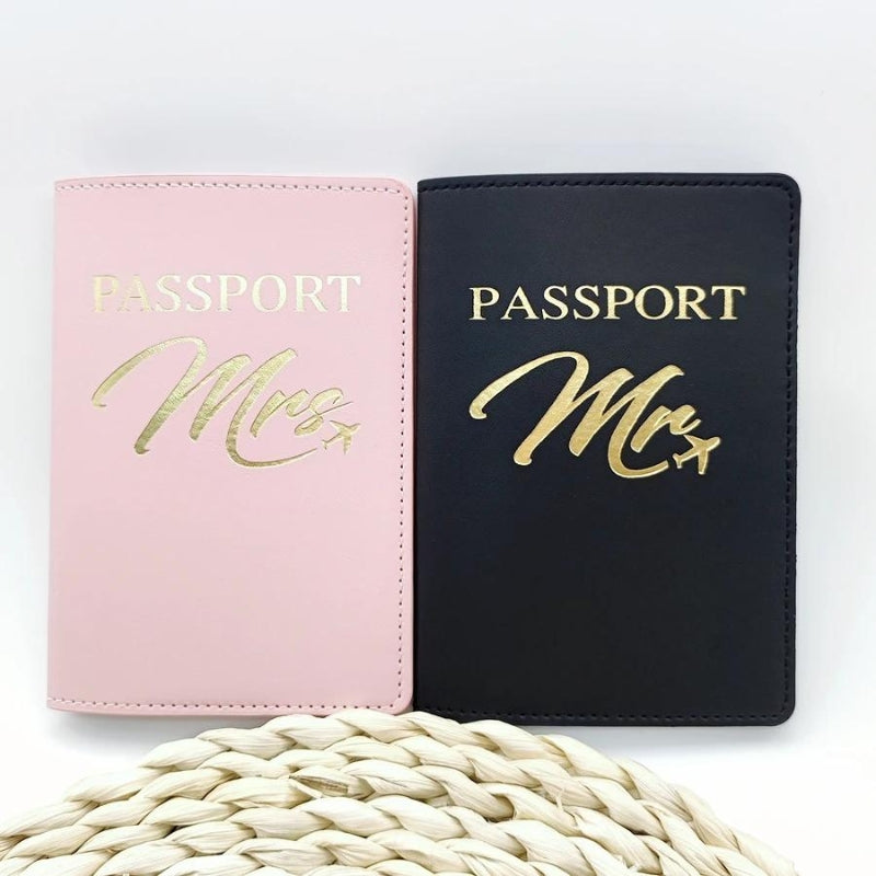 Protège-Passeport Mr. & Mrs.