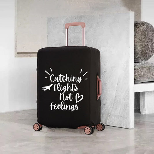 Protéger sa valise en voyage : Catching Flights Not Feelings.