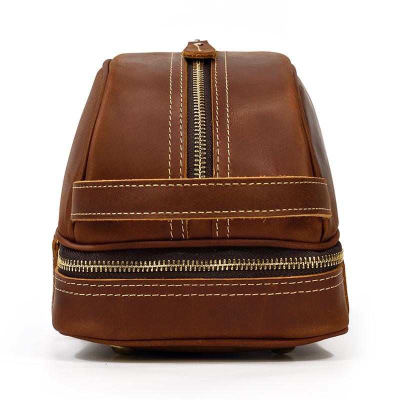 Trousse de Toilette en Cuir pour Homme par