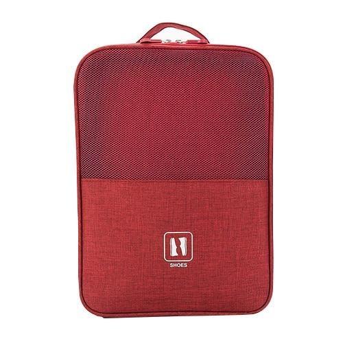 TravelBasics - Sac à Chaussures de Voyage (Rouge)
