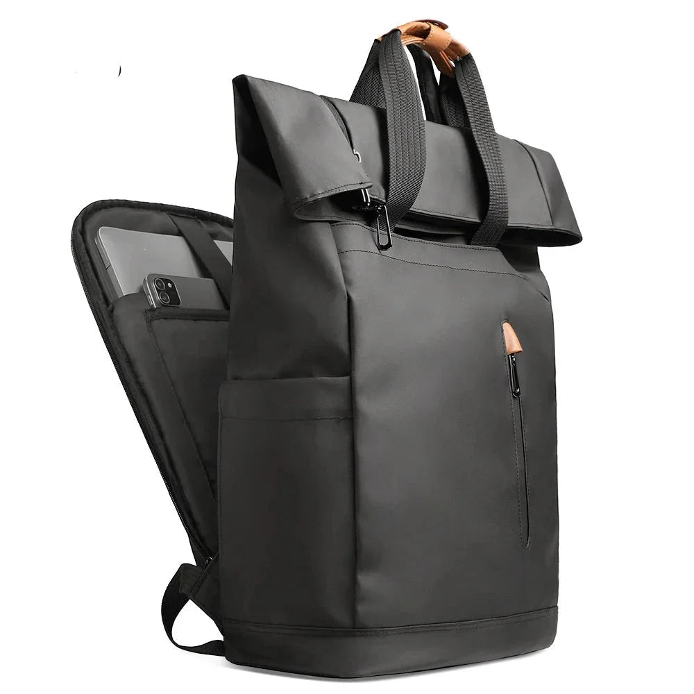 Sac à Dos Roll Top Étanche avec Port USB