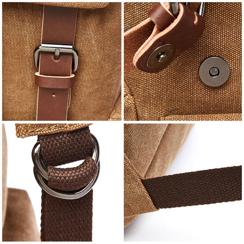 Sac à Dos Vintage en Toile Canvas