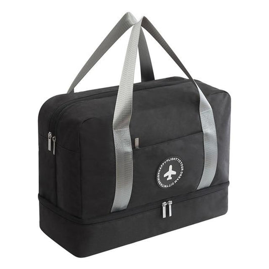 Sac de Voyage à Compartiment Chaussures <br>Happy Flight (Noir)