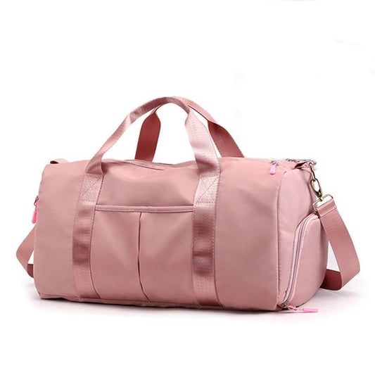 Sac de Voyage Rose avec Compartiment Chaussures