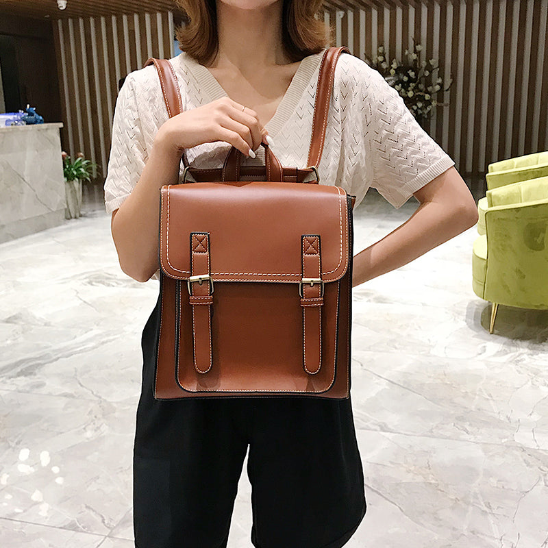 Sac Vintage Femme - Style Cartable Retro