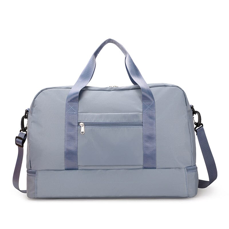 Sac de Voyage Femme Bleu Ciel avec Compartiment Chaussures