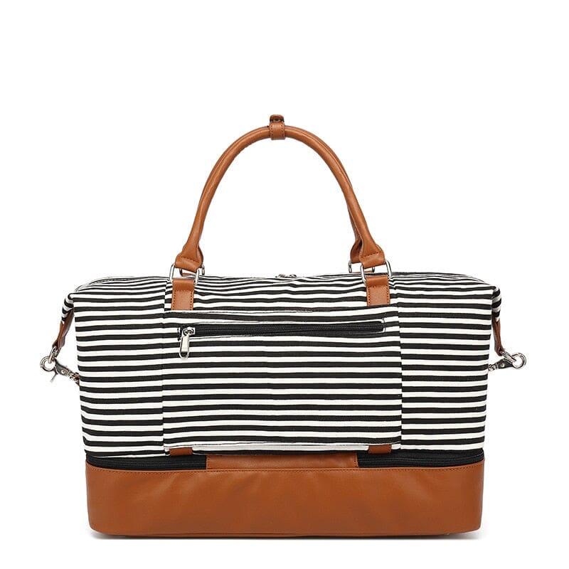 Sac de Voyage Femme Week-End Marin Rayé