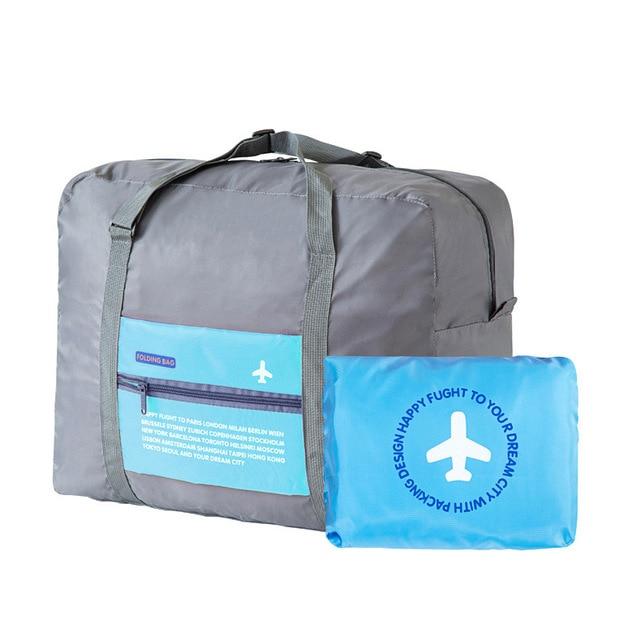 Sac de Voyage Pliable Happy Flight - Bleu