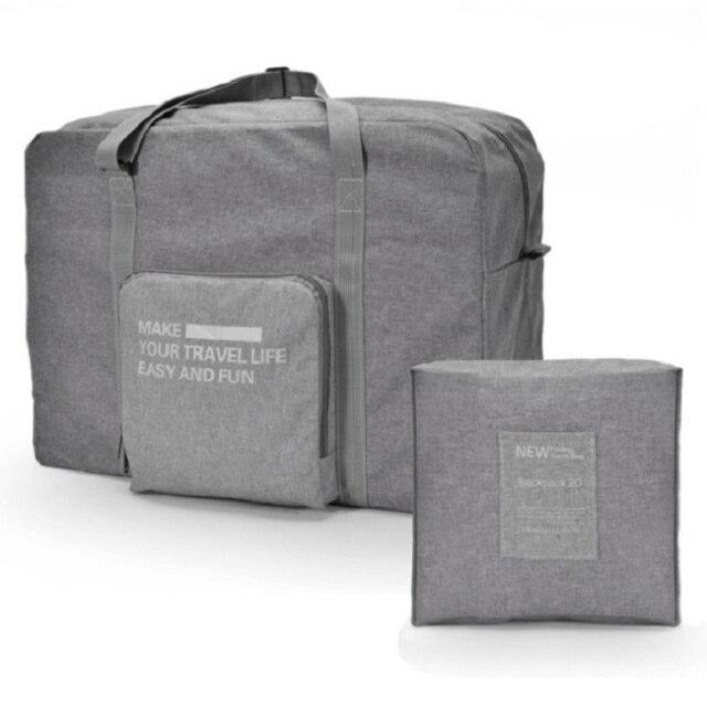 Sac de Voyage Pliable "EasyTravel - Gris"