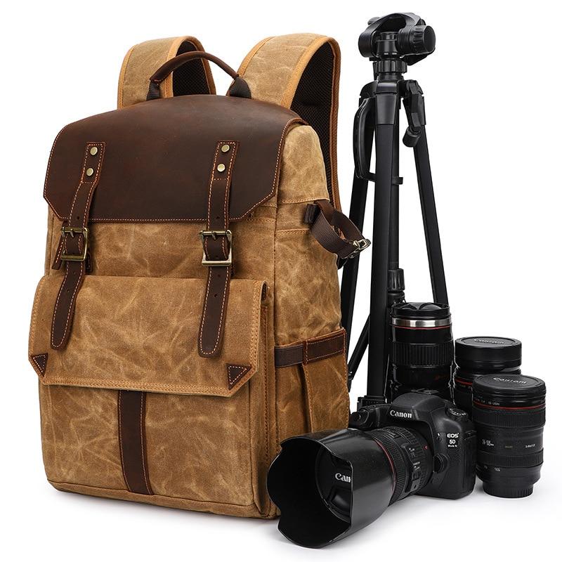 Vintage Explorer Camera Travel Bag
