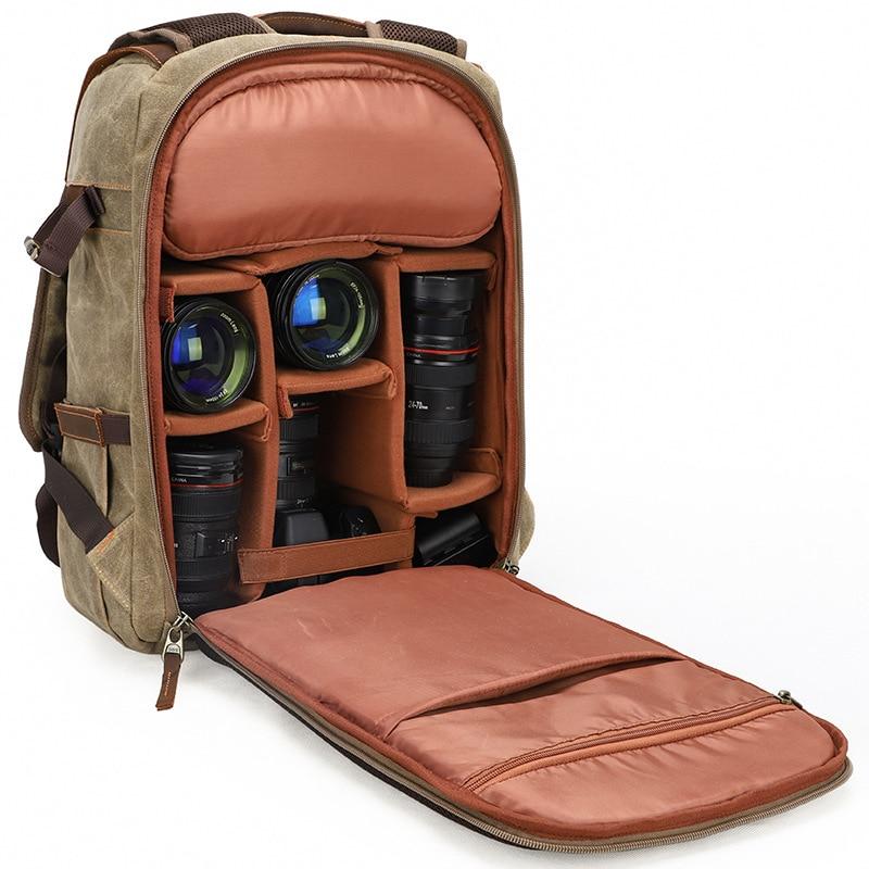 Vintage Explorer Camera Travel Bag
